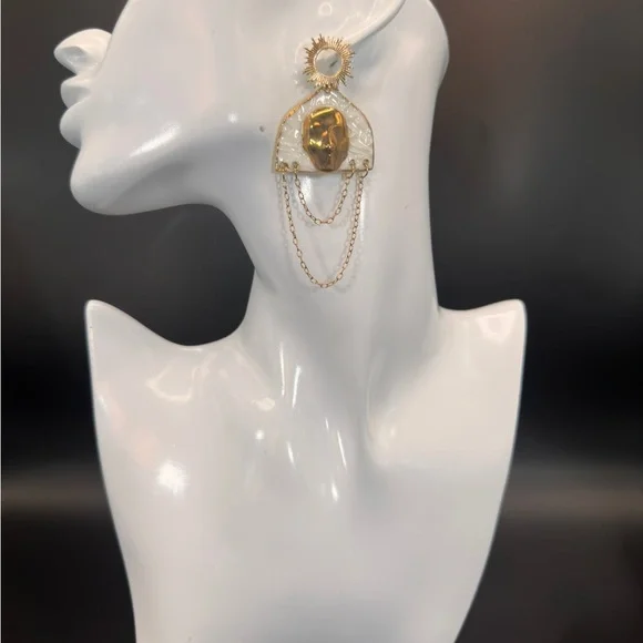 Handmade Luxury Ceramic Earrings – Unique, Lightweight, and Artistic Jewelry - Picture 8 of 11